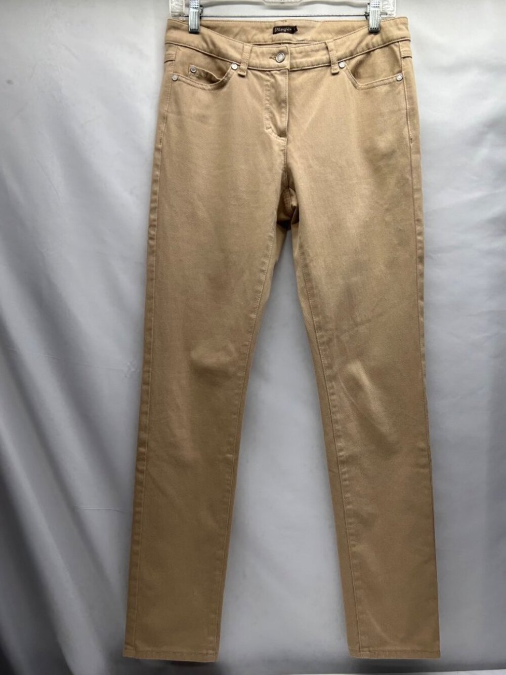 J.McLaughlin Women's Khaki Slim Fit Pants Size 6 Cotton Blend